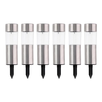 Grundig - НАБОР 6x Светодиодный светильник на солнечной батарее 6xLED/1,2V