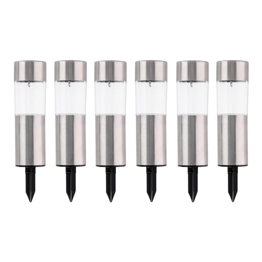 Grundig - НАБОР 6x Светодиодный светильник на солнечной батарее 6xLED/1,2V