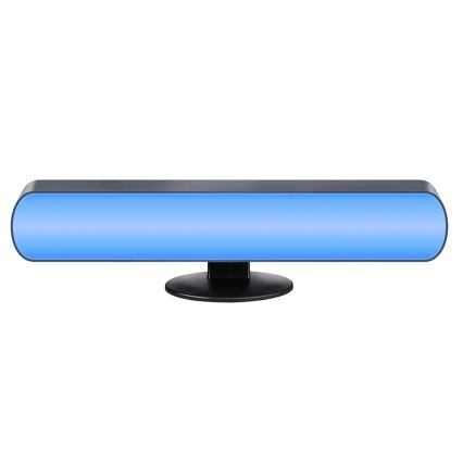 Grundig - RGBW LED диммируемая настольная лампа, 0,7 Вт/5 В, чёрная + пульт дистанционного управления