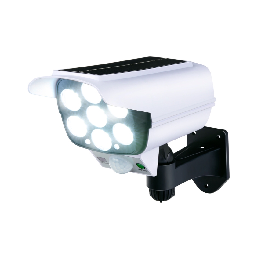 Grundig - солнечный LED-муляж камеры видеонаблюдения с датчиком LED/1,2V 800 mAh + пульт дистанционного управления