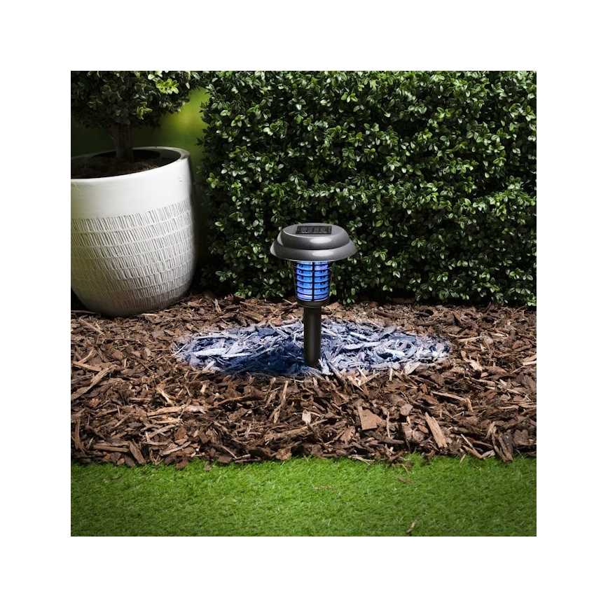 Grundig - солнечная LED-лампа и ловушка для насекомых с УФ-LED/1xAA 600 mAh IPX4