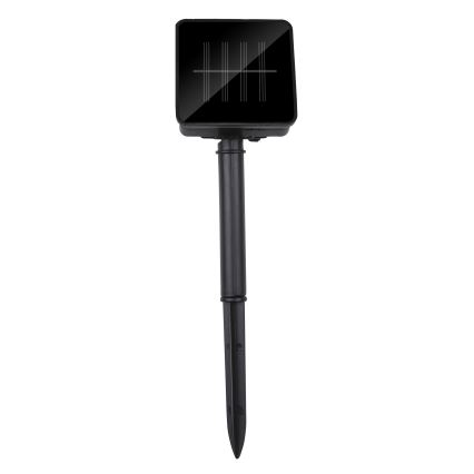 Grundig - Светодиодная гирлянда на солнечной батарее 50xLED/8 функций 6,9 м теплый белый