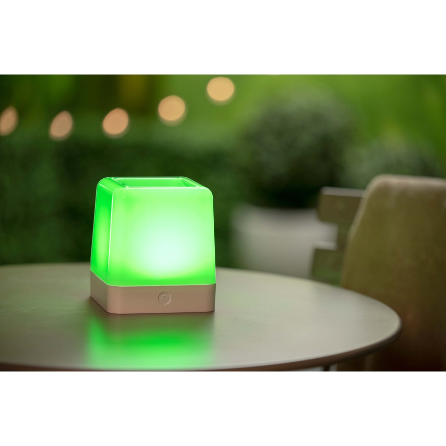 Grundig - Светодиодная RGB-лампа на солнечной батарее LED/3,7V