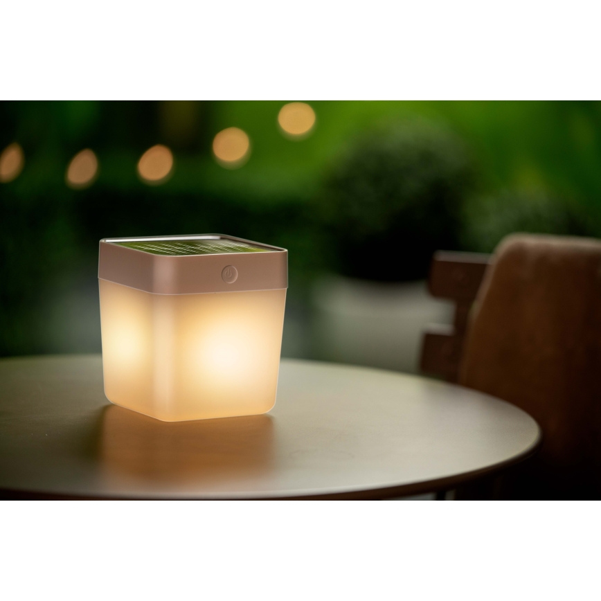 Grundig - Светодиодная RGB-лампа на солнечной батарее LED/3,7V