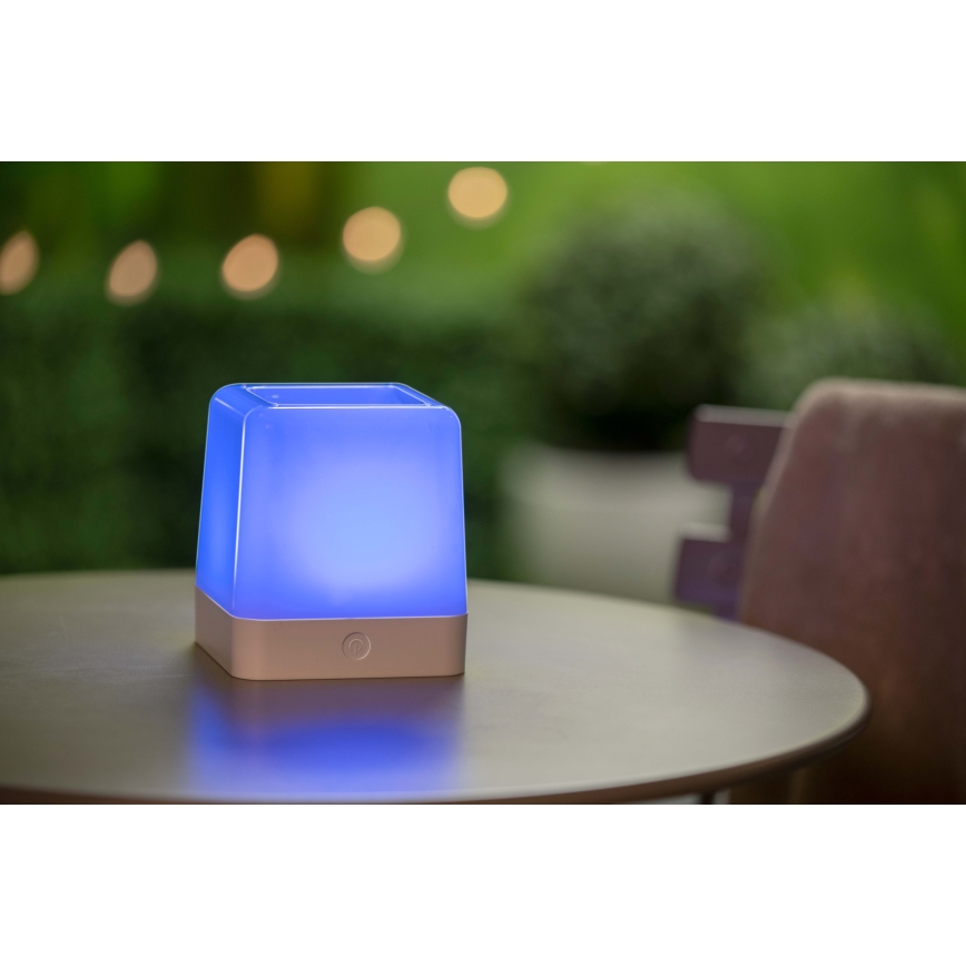 Grundig - Светодиодная RGB-лампа на солнечной батарее LED/3,7V