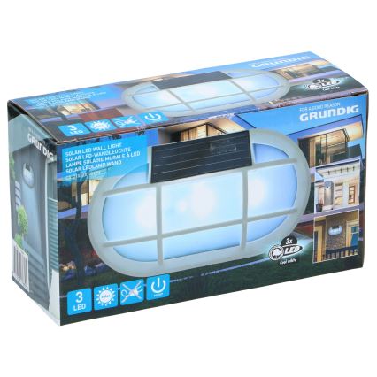 Grundig - Светодиодный настенный светильник на солнечной батарее LED/1,2V