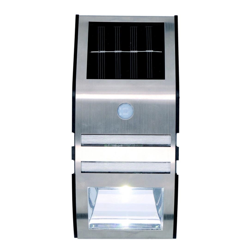 Grundig - Светодиодный настенный светильник на солнечной батарее с датчиком LED/1xAA 600mAh IP64