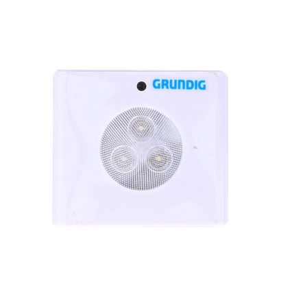 Grundig - Светодиодный навигационный светильник с датчиком 3xLED/3xAAA