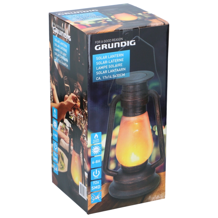 Grundig - Светодиодный светильник на солнечной батарее LED/1,2V 600 mAh