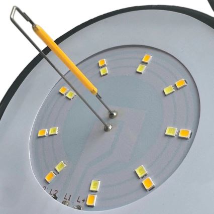 Grundig - светодиодный кемпинговый фонарь LED/3xAA 3000/4500/6000K IP44 чёрный