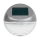Grundig - Светодиодный настенный светильник на солнечной батарее2xLED/1xAA серебряный