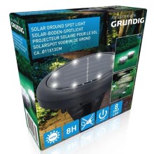 Grundig - Светодиодный светильник на солнечной батарее 8xLED