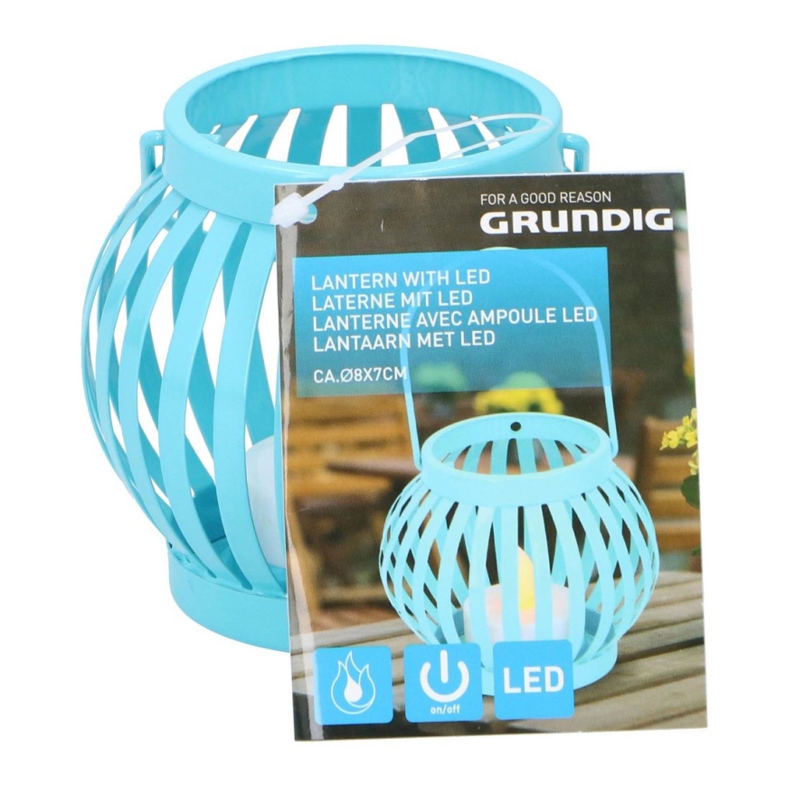 Grundig - Світлодіодний ліхтар LED/1xCR2032 синій