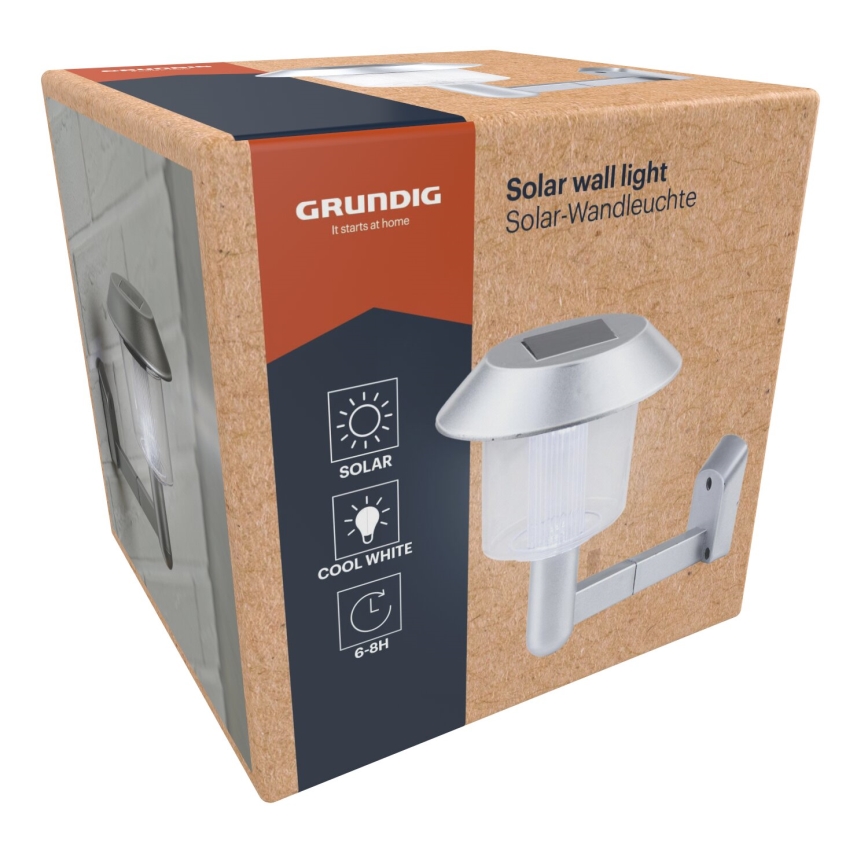 Grundig - Світлодіодний настінний світильник на сонячній батареї LED/1,2V