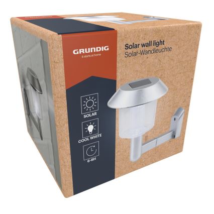 Grundig - Світлодіодний настінний світильник на сонячній батареї LED/1,2V