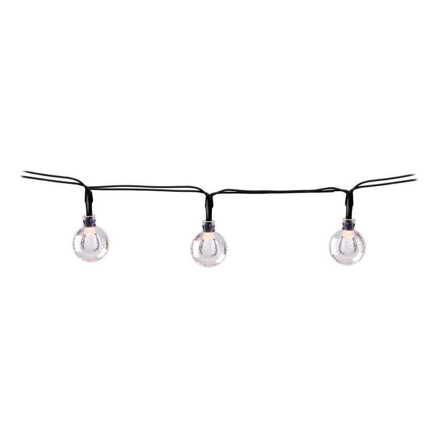 Grundig - Світлодіодний сонячний гірлянд 50xLED/8 функцій 6,9 м тепле біле світло 600 мАг