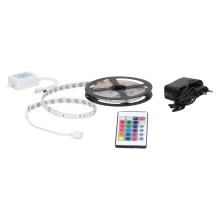 Grundig - Світлодіодна RGB стрічка з регулюванням яскравості 3м LED/12W/230V + дистанційне керування