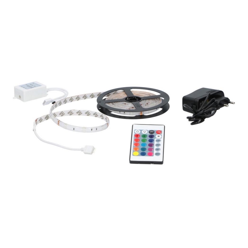 Grundig - Світлодіодна RGB стрічка з регулюванням яскравості 3м LED/12W/230V + дистанційне керування