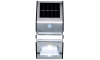 Grundig - Світлодіодний настінний світильник з датчиком на сонячній батареї 1xLED IP64