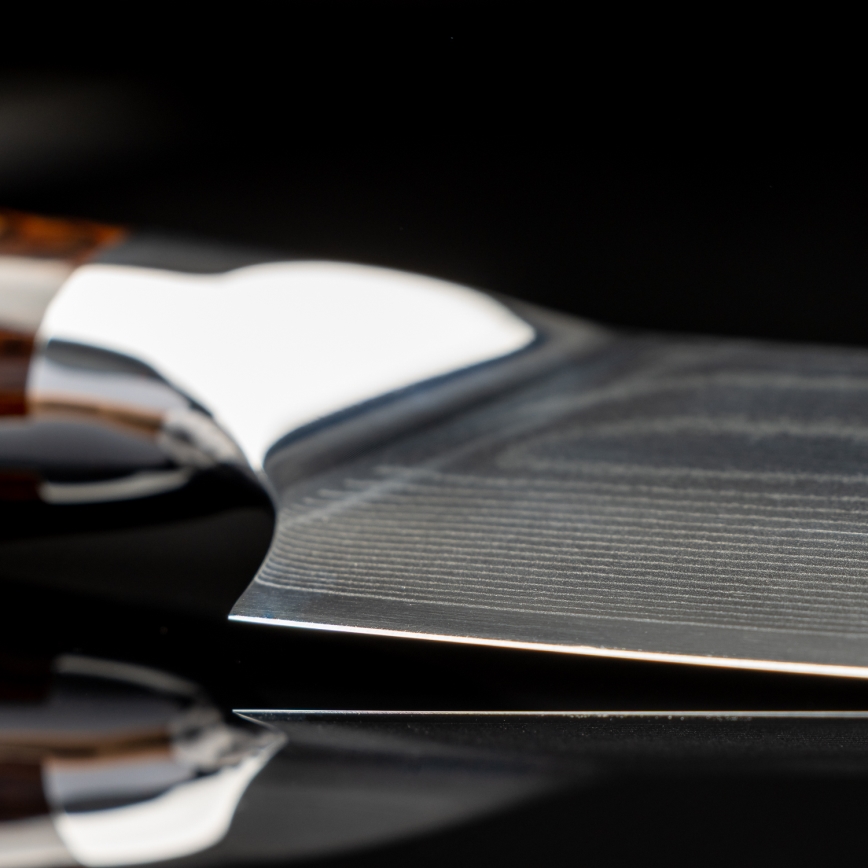 Gudaro - Дамасский шеф-нож FENG 8, 67 слоёв стали, длина 20 см