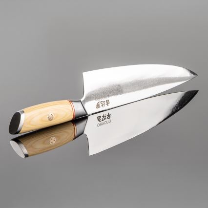 Gudaro - Дамасский шеф-нож HIKARI 8, 67 слоев стали, длина 20 см