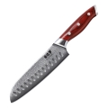 Gudaro - Дамасский кухонный нож Santoku KENSHO 7