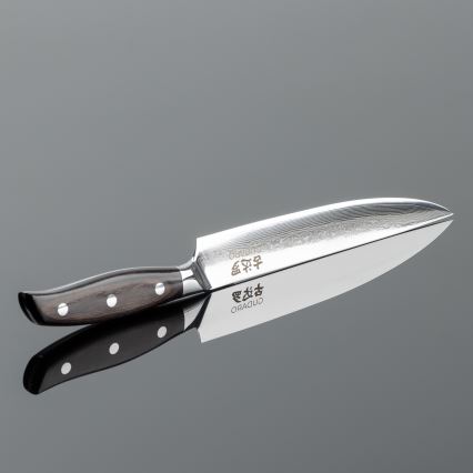 Gudaro - Дамаський порційний ніж SHIRO 8, 67 шарів сталі, довжина 20 см