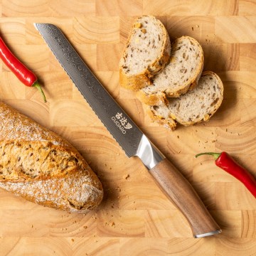 Gudaro - Дамаський кухонний ніж для хліба TAKUMI 8