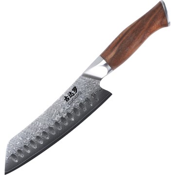 Gudaro - Дамаський кухонний ніж Santoku TAKUMI 7