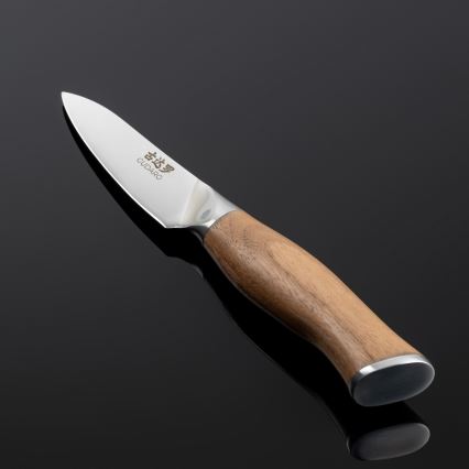 Gudaro - Дамаський кухонний ніж TAKUMI 3,5, 67-шарова сталь, довжина 9,5 см, рукоять з горіха