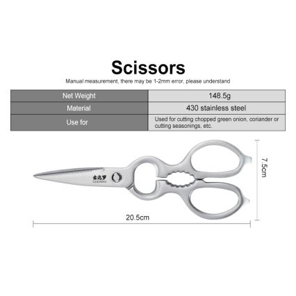 Gudaro - Набір кухонних ножів у підставці KENSHO 7 шт акація