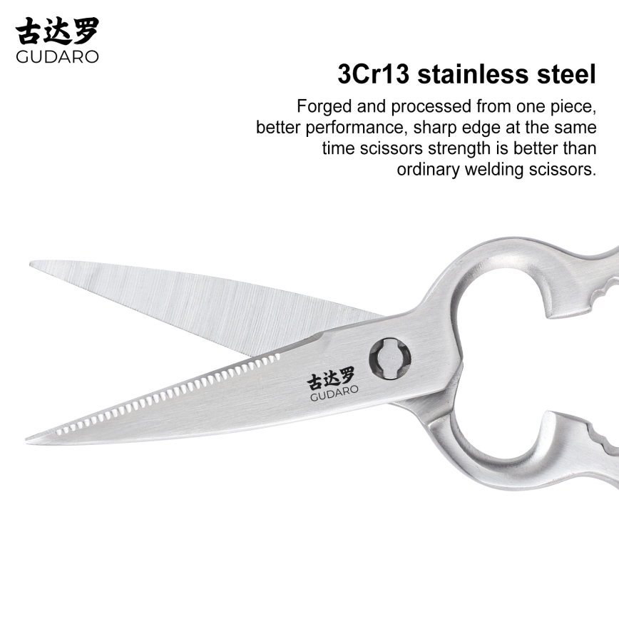 Gudaro - Ножиці для птиці RONIN 20,6 см з нержавіючої сталі