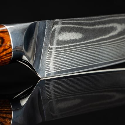 Gudaro - Кухонный нож CHEF 20 см дамасская сталь