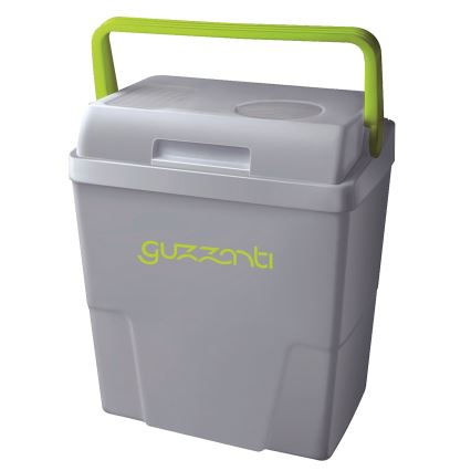 Guzzanti GZ 22B - Портативний автохолодильник 22 л 58 Вт/12 В/230 В сірий/зелений