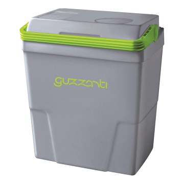 Guzzanti GZ 22B - Портативный автомобильный холодильник 22 л 58Вт/12В/230В серый/зелёный