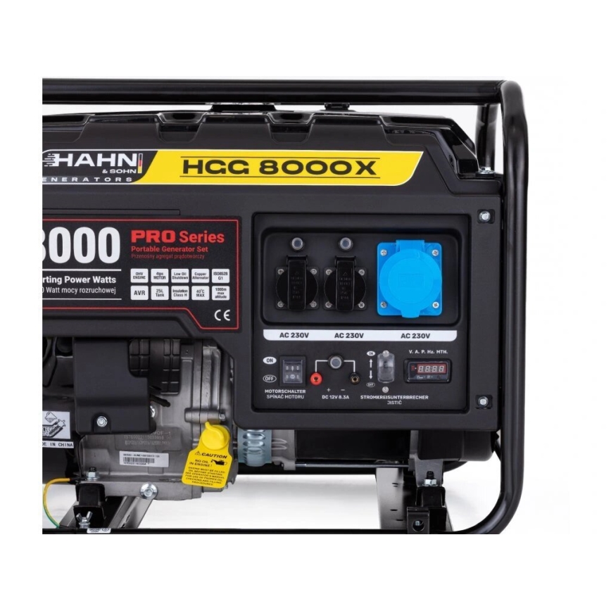 Hahn & Sohn 7410 - Бензиновый электрогенератор HGG 8000X 6500W
