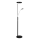 Halo Design 716067 - регульований LED-підлоговий торшер VEGAS LED/20W/230V + LED/5W чорний/глянцевий хром