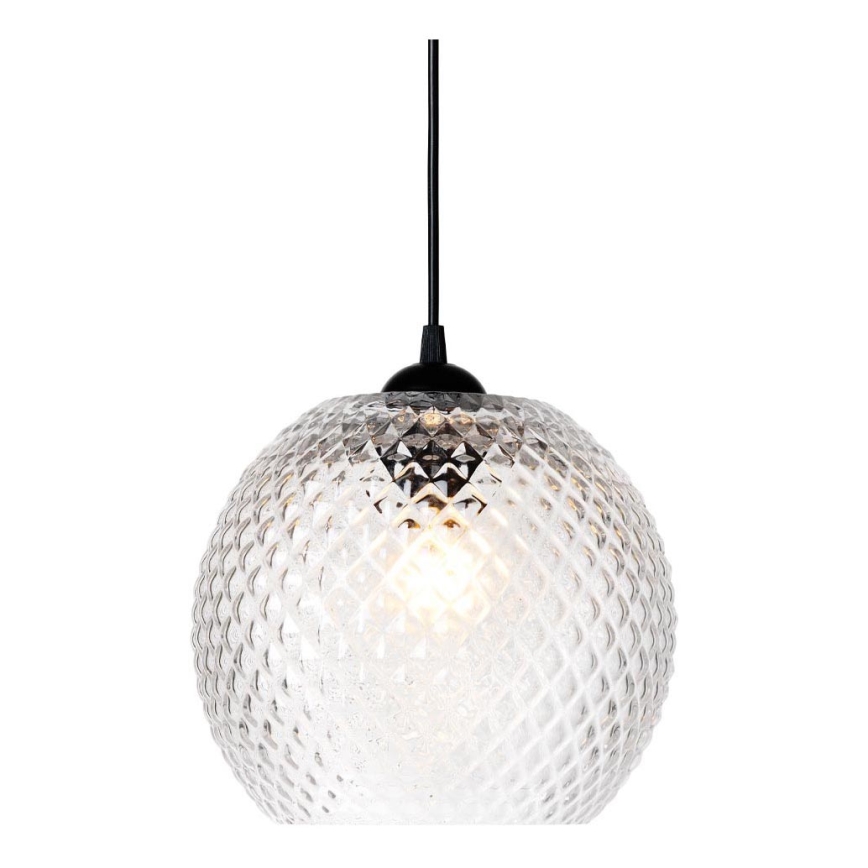 Halo Design 718436 - Люстра на тросі NOBB 1xE27/40W/230V, діаметр 22 см, прозора