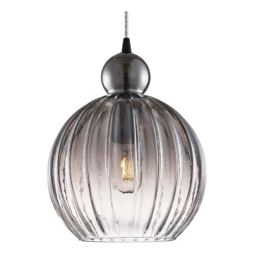 Halo Design 737338 - Підвісна люстра на тросі BALL BALL 1xE27/40W/230V, діаметр 32 см, димчасто-сірий