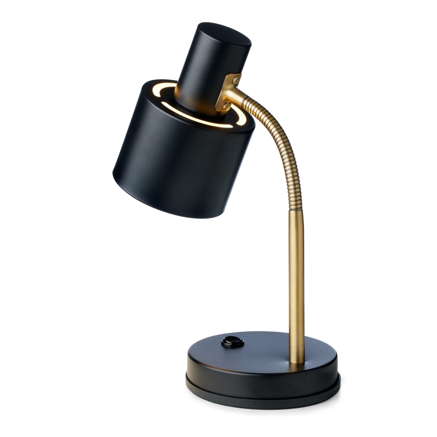 Halo Design 746927 - Настольная лампа VOGUE 1xE27/40W/230V черный/латунь