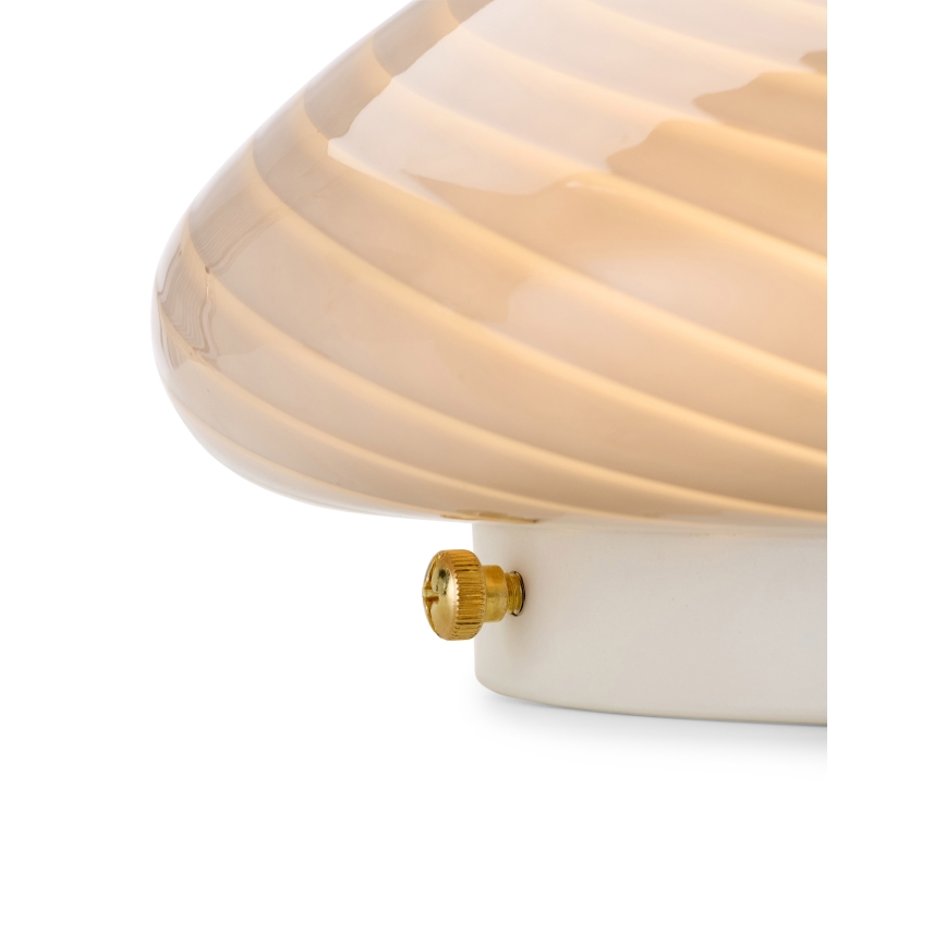 Halo Design 748686 - стельовий світильник CANDY, 1xE27/40W/230V, діаметр 30 см, сірий/латунь