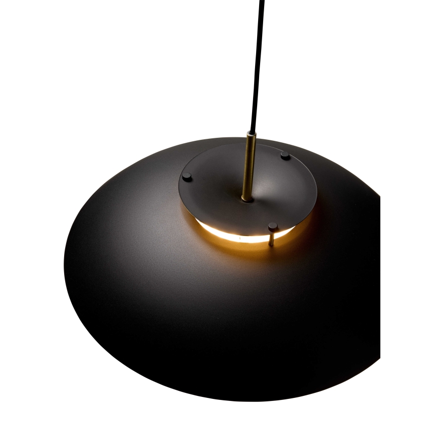 Halo Design 749102 - LED регульована підвісна люстра на тросі STEPP LED/24W/230V, діаметр 46 см, чорний/латунь