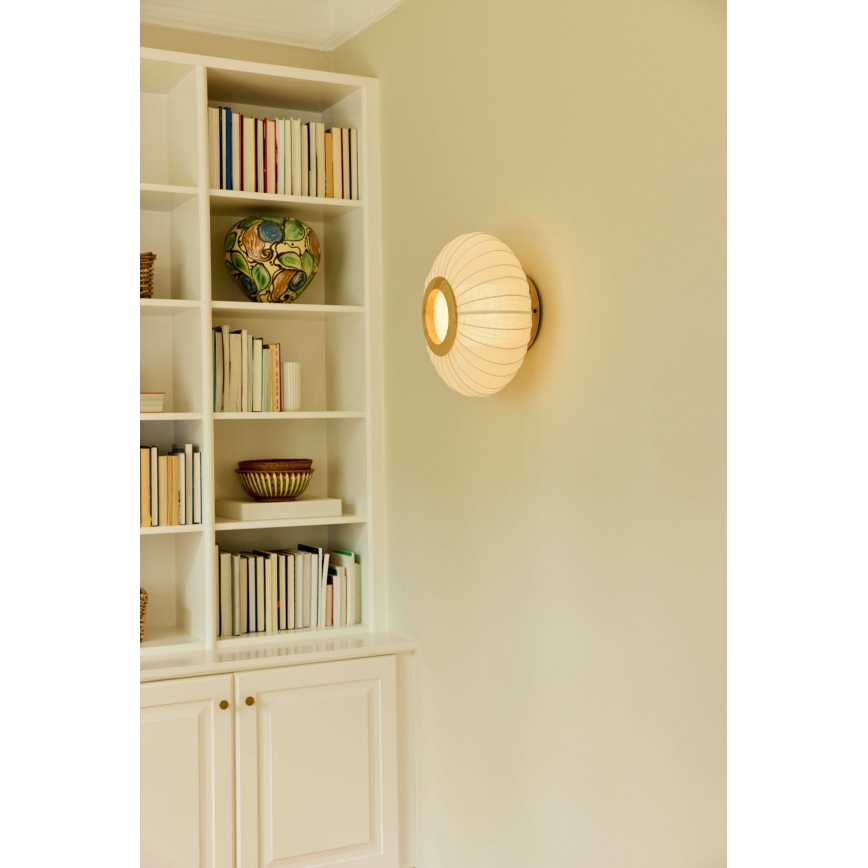 Halo Design 749362 - Потолочный светильник BALLOON 1xE27/40W/230V, диаметр 40 см, дуб/белый