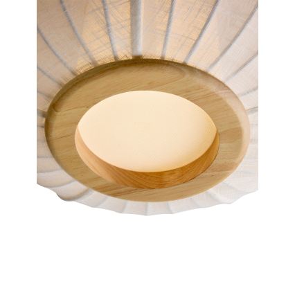 Halo Design 749362 - стельовий світильник BALLOON 1xE27/40W/230V, діаметр 40 см, дуб/білий