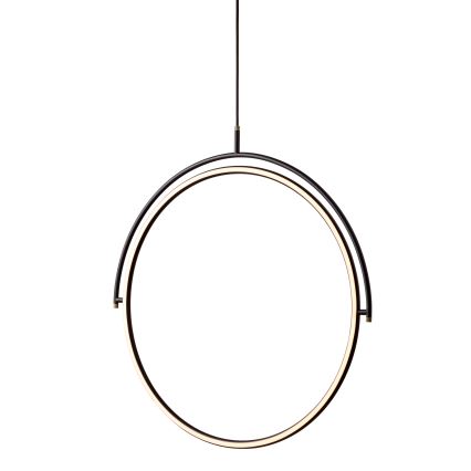 Halo Design 749539 - Димована LED-люстра на тросі TILT LED/40W/230V Ø 40 см чорна