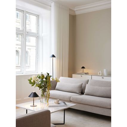Halo Design 800803 - светодиодная диммируемая уличная аккумуляторная настольная лампа HYGGE LED/3W/4000 mAh IP54 черная