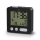 Hama - Будильник з LCD-дисплеєм і термометром 2xAAA чорний