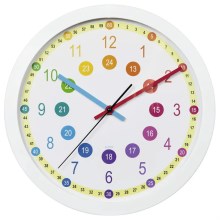 Hama - Детские настенные часы 1xAA цветной