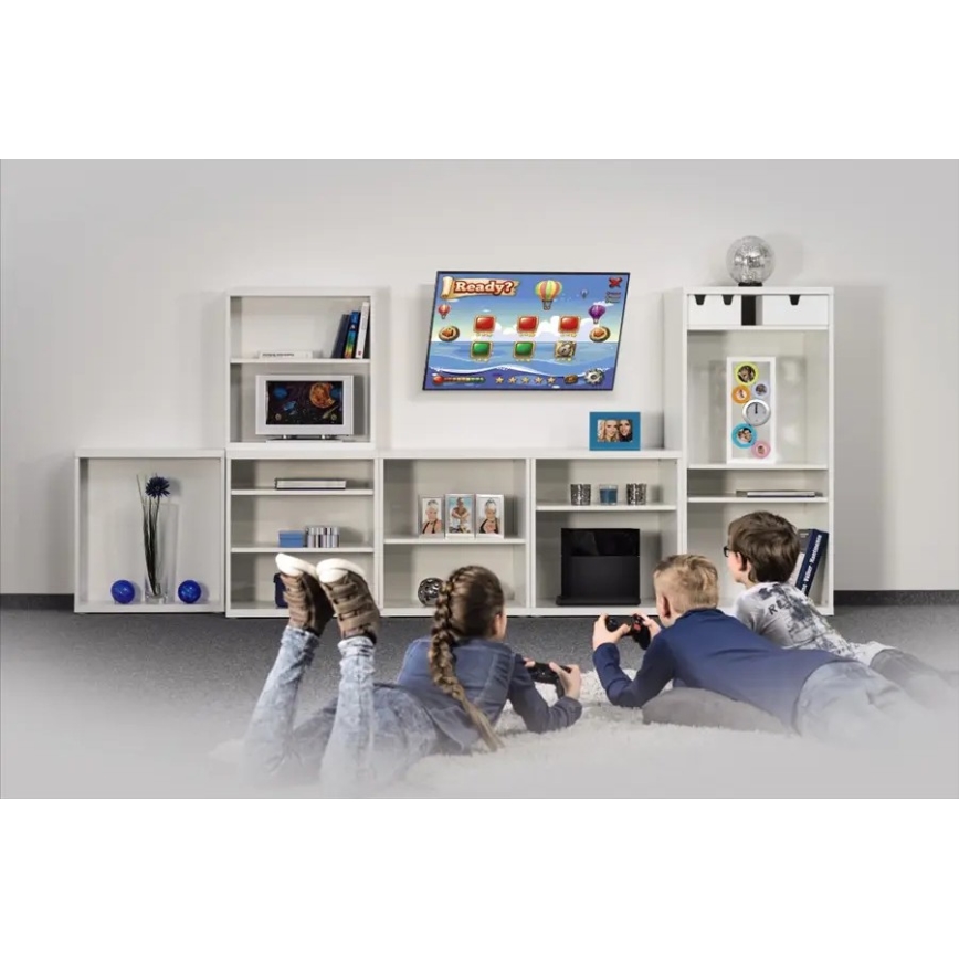 Hama - Наклонный кронштейн для ТВ 32-75“ черный
