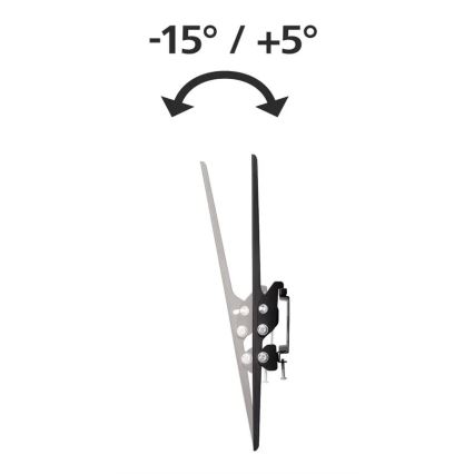 Hama - Наклонный кронштейн для ТВ 32-75“ черный